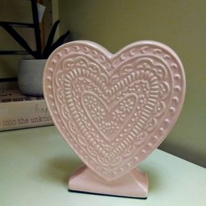 Decorative Pink Ceramic Heart